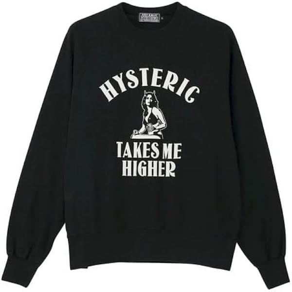 HYSTERIC GLAMOUR スピードスター 長袖カットソー M ブラック Amazon | [ヒステリックグラマー] SPEEDSTER Tシャツ WHITE・BLACK